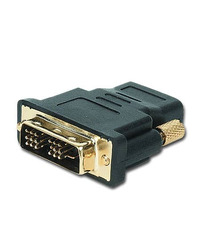 HDMI adapter A-HDMI-DVI-2, HDMItoDVI F-M gold conn., BULK, GEMBIRD