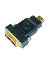 HDMI adapter GEMBIRD A-HDMI-DVI-1, HDMItoDVI M-M gold conn. bulk