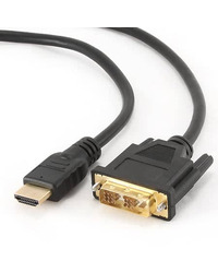 HDMI kabl, HDMItoDVI 3m M-M gold conn., BULK, GEMBIRD CC-HDMI-DVI-10