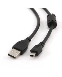 USB 2,0 kabal A-mini5PM 1,8m, ferrite, GEMBIRD CCF-USB2-AM5P-6