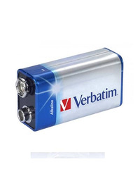 Baterija VERBATIM ALKALNA 9V 049924