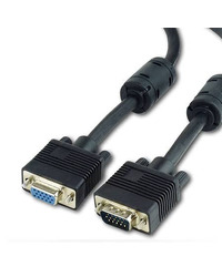 SVGA kabl, 1.8m 15M-15F dual-shielded + 2xFerr, GEMBIRD CC-PPVGAX-6B
