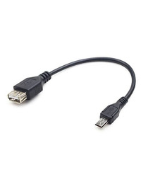 USB adapter/kabl GEMBIRD 2.0 USB AF-microBM 15cm, A-OTG-AFBM-03
