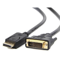 DisplayPort kabal/adapter GEMBIRD, DisplayPort to DVI, 1,8m, CC-DPM-DVIM-6
