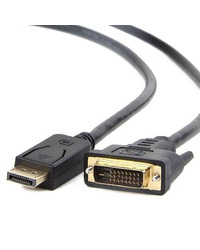 DisplayPort kabal/adapter GEMBIRD, DisplayPort to DVI, 3m, CC-DPM-DVIM-3M
