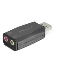 Zvučna kartica SPEEDLINK VIGO USB Sound Card, black, SL-8850-BK-01