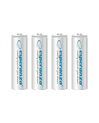 Punjive baterije ESPERANZA RECHARGEABLE Ni-MH AA 2000MAH 4kom. white, EZA104W