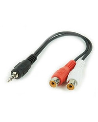 Audio kabl GEMBIRD CCA-406, 3,5mm stereo to 2 x RCA stereo, 0,2m