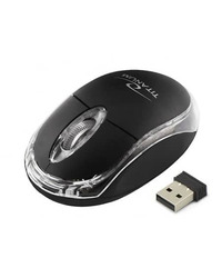 Miš wireless TITANUM 3D CONDOR, optical, black, 1000 dpi, TM120K