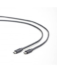 USB 3.1 kabal Type-C to Type-C CM/CM, 1m, BLACK, GEMBIRD CCP-USB3.1-CMCM-1M