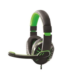 Slušalice sa mikrofonom ESPERANZA CROW, gaming, green, volume control, EGH330G