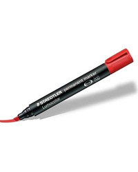 MARKER STAEDTLER LUMOC.352-2,CRVENI,OKRUGLI VRH