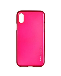 Zaštitna futrola Mercury i-Jelly metal case iPhone X rose gold
