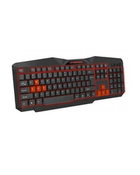 Tastatura gaming ESPERANZA TIRIONS, USB, illuminated, red, US layout, EGK201R