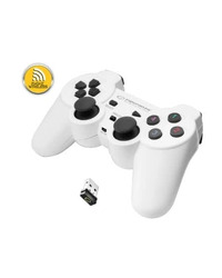 Game Pad ESPERANZA GLADIATOR, vibration, PS3/PC, wireless, white/black, EGG108W