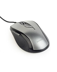 Miš GEMBIRD MUS-6B-01-BG, optical, USB, 6 tipki  800-1600 dpi,crni-sivi
