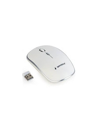 Miš GEMBIRD MUSW-4B-01-W, wireless , optical, white, up to 1600 dpi