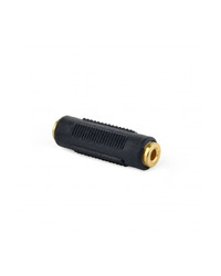 Audio adapter spojnik 3,5mm female stereo to 3,5mm female stereo, GEMBIRD A-3.5FF-01, black