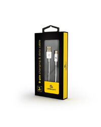 USB 2.0 kabl iPhone 8-pin charging and data cable, 2 m, white CC-USB2P-AMLM-2M-w