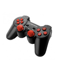 Game Pad ESPERANZA CORSAIR, vibration, PS2/PS3/PC, USB, black/red, EGG106R
