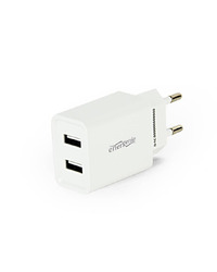 USB punjač GEMBIRD, 2 porta 2,1A, white, EG-U2C2A-03-W