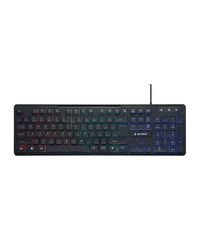 Tastatura GEMBIRD, KB-UML-02 Rainbow backlight multimedia keyboard, USB, USA layout