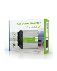 DC-AC inverter za auto GEMBIRD, in12Vout220V 300W EG-PWC300-01