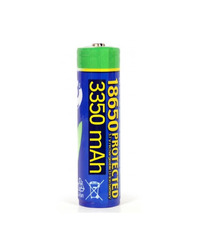 Punjiva baterija 18650 Li-Ion 3,7V 3350mAh, protected, EG-BA-18650/3350, GEMBIRD