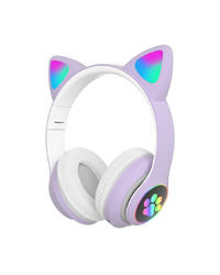 Slušalice za djecu CAT EAR Kids STN-28, bluetooth, ljubičaste