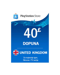 Playstation Network - United Kingdom 40L