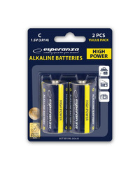Baterije ESPERANZA ALKALINE BATTERIES C LR14 2 kom. EZB107