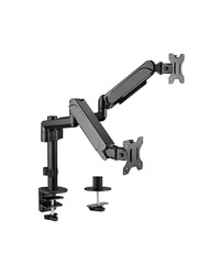 NOSAČ ZA DVA MONITORA GEMBIRD MA-DA2P-01, montaža na stol, 17”-32”, up to 9 kg