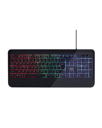 Tastatura GEMBIRD, KB-UML-03 Slim Rainbow backlight multimedia keyboard, USB, USA layout