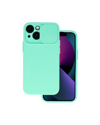 ZAŠTITA SA KAMERU SOFT ZA IPHONE 15 MINT