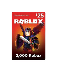 Roblox 25$ - 2000 Robux (USA)