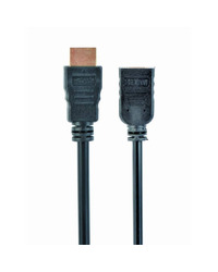 HDMI extension kabl, GEMBIRD, CC-HDMI4X-0.5M, M-F, v.2.0, 0,5m, support Ethernet, 3D