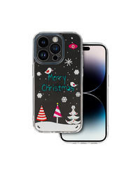 ZAŠTITNA MASKA CHRISTMAS CASE ZA IPHONE 13 PRO DESIGN 4 CLEAR