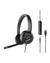 Slušalice sa mikrofonom SPEEDLINK METIS SL-870007-BK, 3,5mm + USB sound card