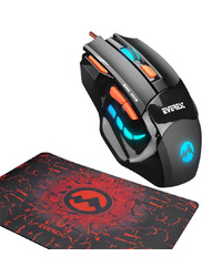 Miš i podloga gaming Everest SGM-X7 USB black 7200dpi