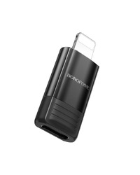 USB adapter BOROFONE BV18 iPhone/lightning male to Type-C female USB2.0 black