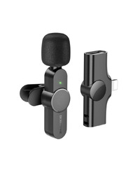 Mikrofon wireless iPhone/lightning BOROFONE BFK12 Trophy lavalier digital black