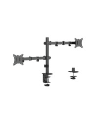 NOSAČ ZA DVA MONITORA GEMBIRD MA-D2-03, montaža na stol, tilt, swivel), 17”-32”, up to 9 kg