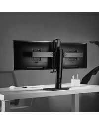 NOSAČ STALAK ZA DVA MONITORA GEMBIRD MS-D2-01, do 27”, up to 6 kg