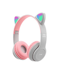 Slušalice za djecu bluetooth cat P47M white+pink