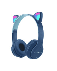 Slušalice za djecu bluetooth cat P47M navy blue