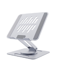 Postolje za notebook riser stand preklopivi rotirajuci, silver GEMBIRD, NBS-DR1-01
