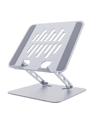 Postolje za notebook riser stand preklopivi, silver GEMBIRD, NBS-D1-04