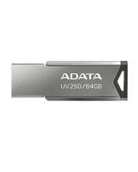 USB Memory stick Adata 64GB UV250 2.0 Silver Metal Style AUV250-64G-RBK
