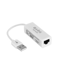 USB to LAN Ethernet adapter converter USB A plug/RJ45, S-Link SW-KC30, 40460