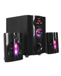 Zvučnici 2.1 gaming Mikado MD-95BT 2 1 20W Black Multimedia FM/BT/SD/USB Speaker, 39525